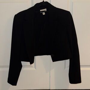 Black Cropped Blazer